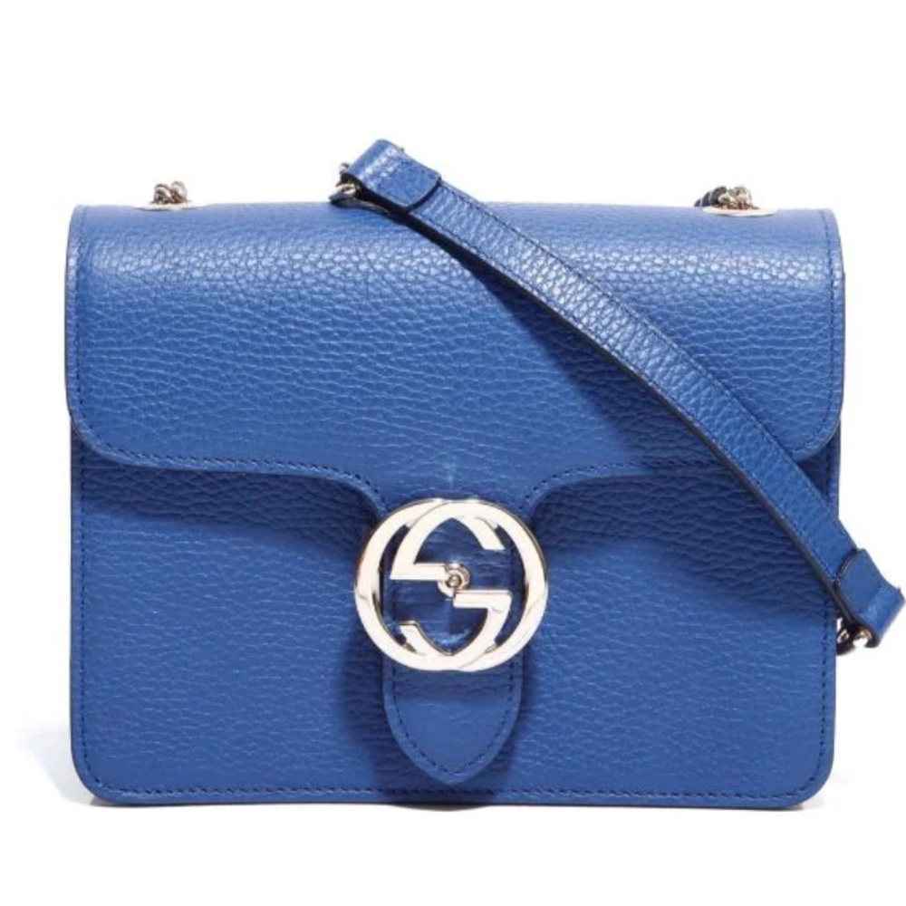 Gucci Interlocking G-plaque shoulder bag